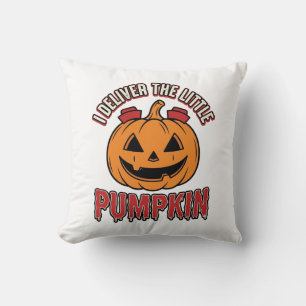 Cojín Decorativo Diseño de camiseta de entrega de Halloween de enfe