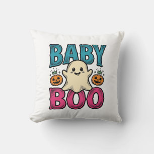 Cojín Decorativo Diseño de camiseta de fantasma de Halloween vintag