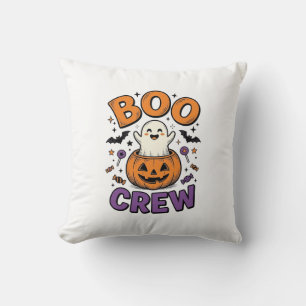 Cojín Decorativo Diseño de camiseta de Halloween de calabaza fantas