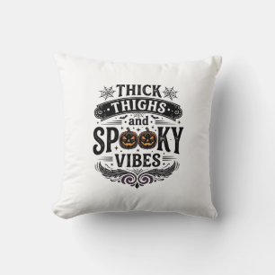 Cojín Decorativo Diseño de camiseta de Halloween Vibraciones espelu