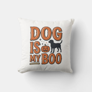 Cojín Decorativo Diseño de camiseta de Halloween Vintage Dog Is My