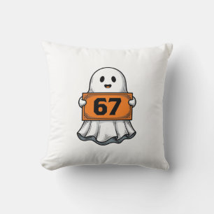 Cojín Decorativo Diseño de camiseta de Halloween Vintage Ghost Numb