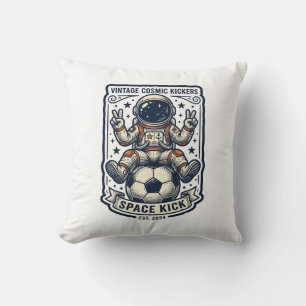 Cojín Decorativo Diseño de camiseta de signo de paz de fútbol de as