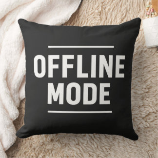 Cojín Decorativo Diseño de camiseta de tipografía minimalista en mo