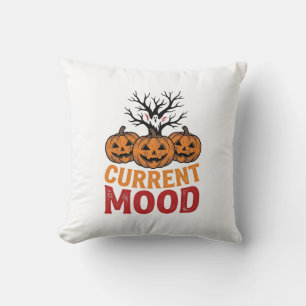 Cojín Decorativo Diseño de camiseta vintage de calabaza de Hallowee