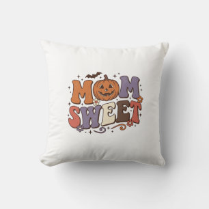 Cojín Decorativo Diseño de camiseta vintage de calabaza dulce de Ha