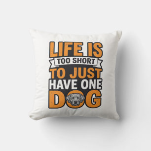 Cojín Decorativo Diseño de camiseta vintage de vida de amante de pe
