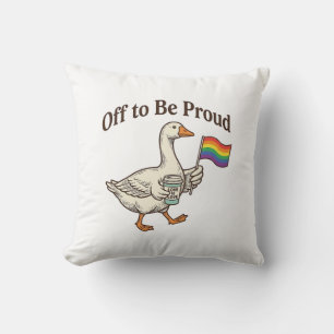 Cojín Decorativo Diseño de camiseta vintage del orgullo del desfile
