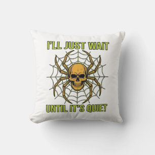Cojín Decorativo Diseño de camiseta vintage Halloween divertida ara
