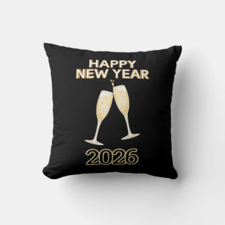 Cojín Decorativo Diseño de Celebración de Año Nuevo Feliz – Fiesta 