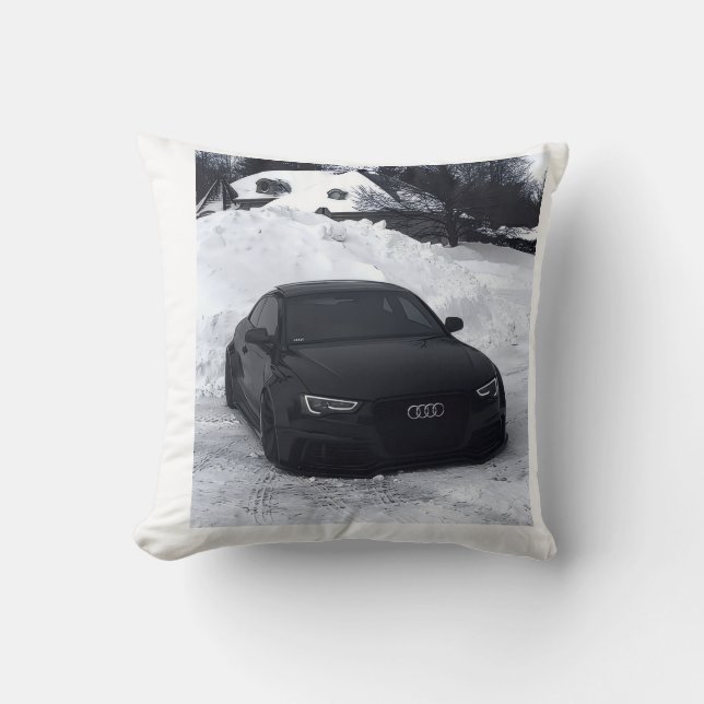 Cojín Decorativo diseño de coche pellow (Anverso)