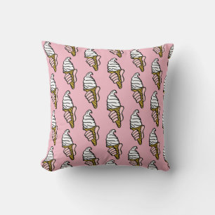 Cojín Decorativo Diseño de cono de helado
