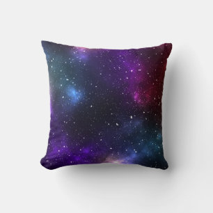 Cojín Decorativo Diseño de constelaciones del espacio cósmico abstr