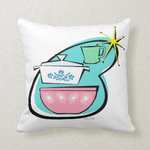 Cojín Decorativo Diseño de cookies atómicos