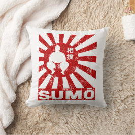Cojín Decorativo Diseño de cosecha japonesa de sumo retro