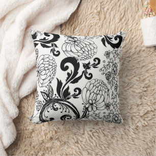 Cojín Decorativo Diseño de Crisantemo Chic