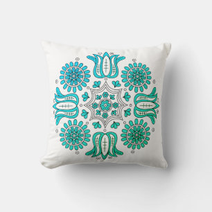 Cojín Decorativo Diseño de cultura popular tradicional húngara