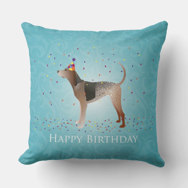 Cojín Decorativo Diseño de cumpleaños feliz a un cocinero inglés no (Anverso)