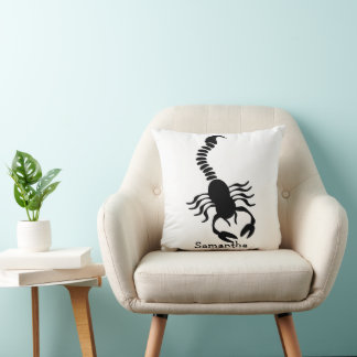 Cojín Decorativo Diseño de Escorpión Personalizado