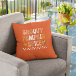 Cojín Decorativo Diseño de especias de calabaza en otoño-otoño-Groo