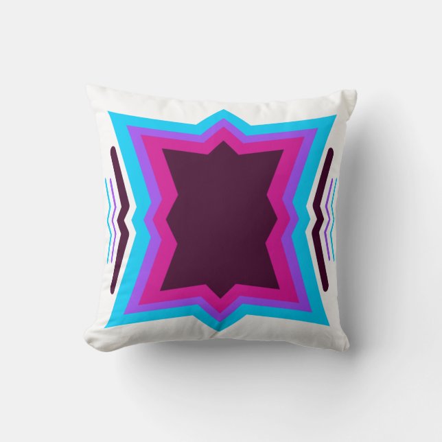 Cojín Decorativo Diseño de estrella (Anverso)