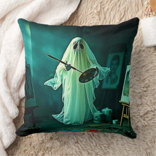 Cojín Decorativo Diseño de estudio de artista fantasma