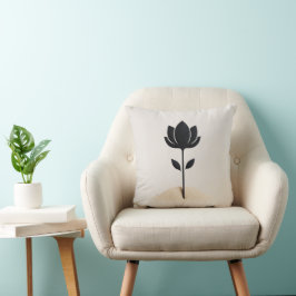 Cojín Decorativo Diseño de flores abstractas