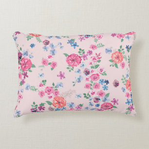 Cojín Decorativo Diseño de flores de primavera. Patrón floral sin f