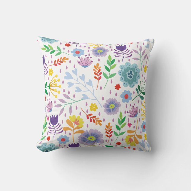 Cojín Decorativo Diseño de fondo floral de Bestseller para boda (Anverso)