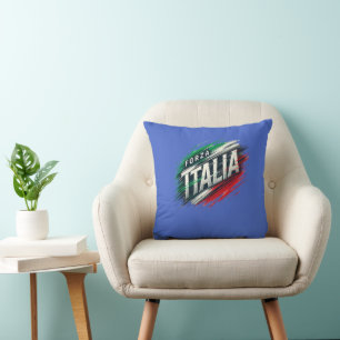Cojín Decorativo Diseño de Forza Italia con efecto dinámico