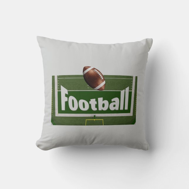 Cojín Decorativo Diseño de Fútbol (Anverso)