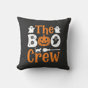 Cojín Decorativo Diseño de gato de calabaza fantasma de Halloween B