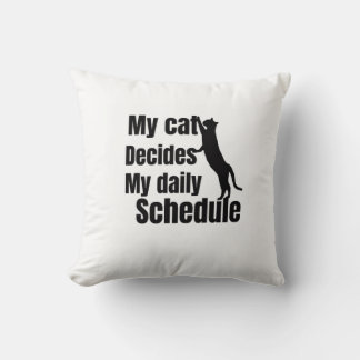 Cojín Decorativo Diseño de gato de pie lindo