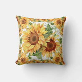 Cojín Decorativo Diseño de girasol
