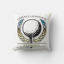 Diseño de golf con plantilla de ancho de banda