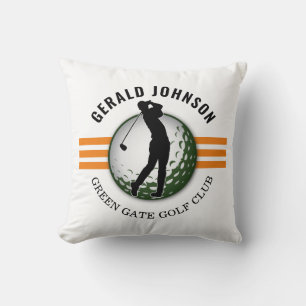 Cojín Decorativo Diseño de golfista minimalista elegante