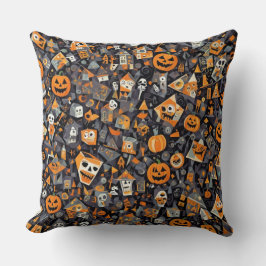 Cojín Decorativo Diseño de Halloween de Cubism