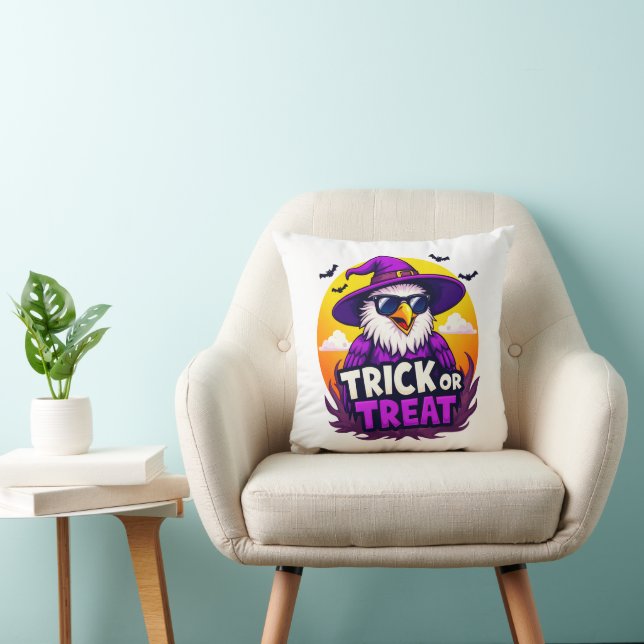 Cojín Decorativo ¡Diseño de Halloween de "TRICK OR TREAT" Spooktacu (Silla)