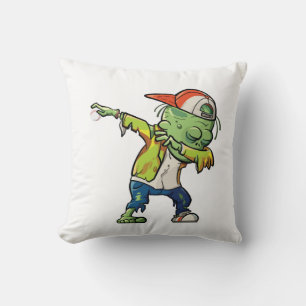 Cojín Decorativo Diseño de Halloween para amantes del béisbol