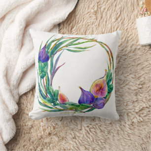 Cojín Decorativo Diseño de higos acuáticos