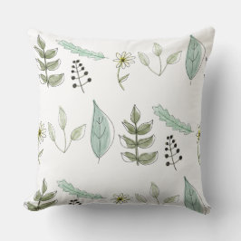 Cojín Decorativo - Diseño de Hojas de Verano 2