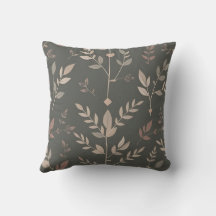 Diseño de hojas y forn Patrón Pastel oscuro
