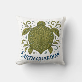 Cojín Decorativo Diseño de la naturaleza de la tortuga del Guardián
