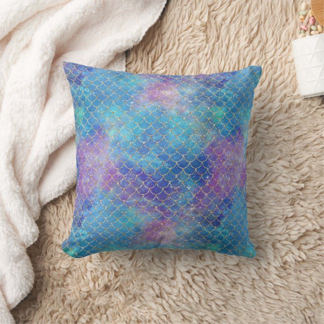 Cojín Decorativo Diseño de la serie de galaxias de sirena 9 (Manta)