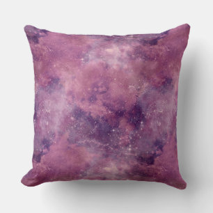 Cojín Decorativo Diseño de la serie Galaxia Rosa Crepuscular 1