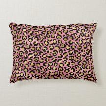 Diseño de la serie Leopard rosa y dorado 15