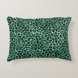 Cojín Decorativo Diseño de la serie Safari Esmeralda y Oro 9