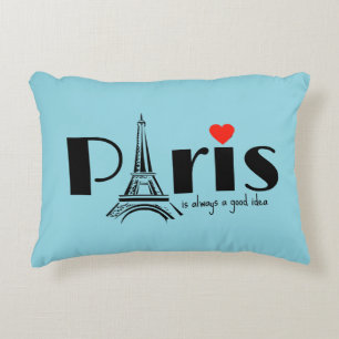 Cojín Decorativo Diseño de la Torre Eiffel de París