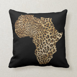 Cojín Decorativo Diseño de Leopardo de África