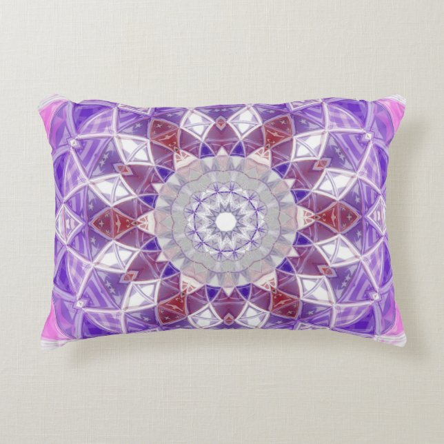 Cojín Decorativo diseño de mandala (Anverso)